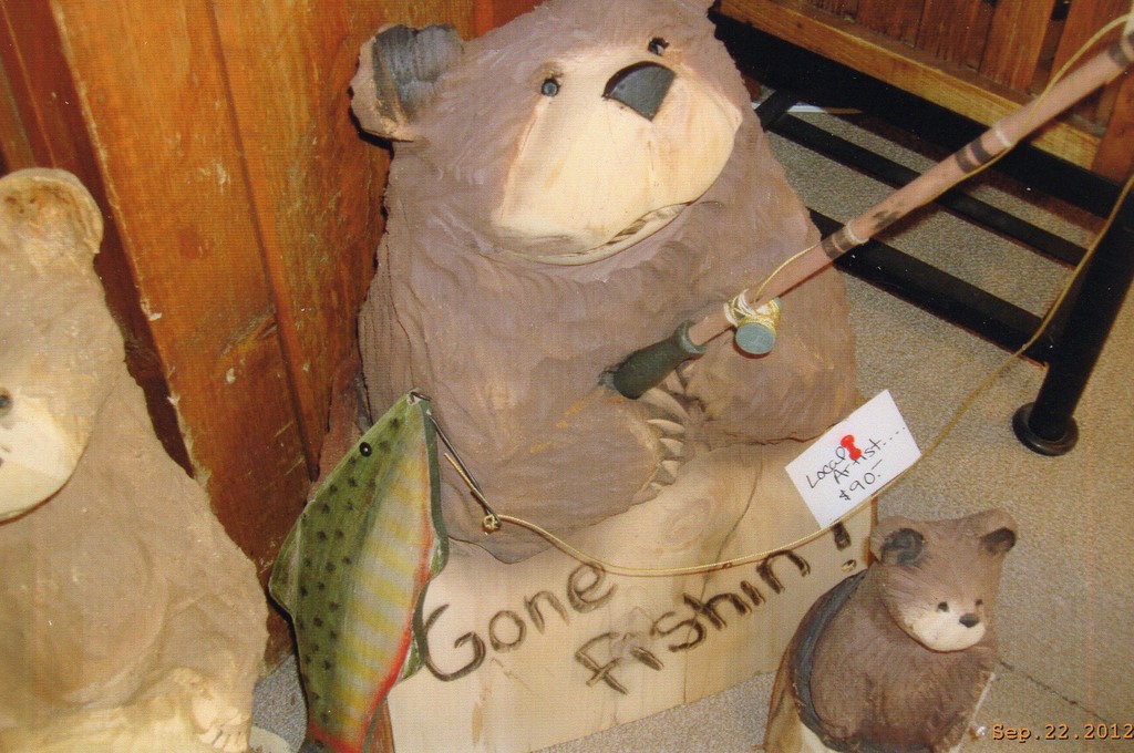 gone fishin Bear