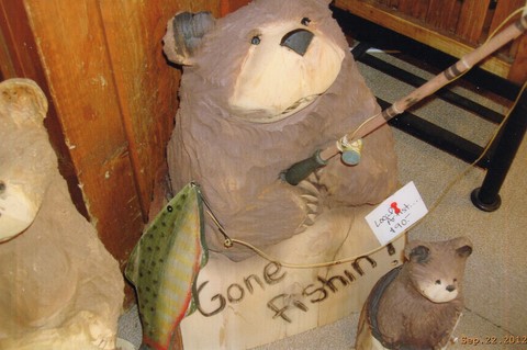 gone fishin Bear